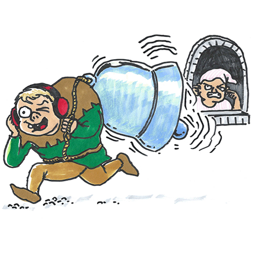 掩耳盗铃 yǎněrdàolíng
