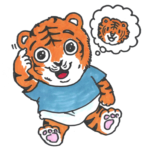 虎头虎脑 hǔtóuhǔnǎo