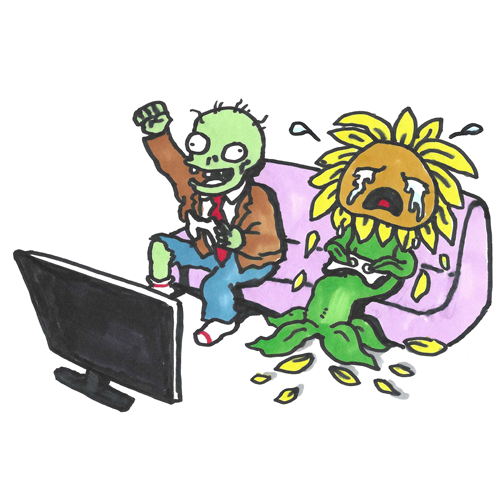 落花流水 luòhuāliúshuǐ