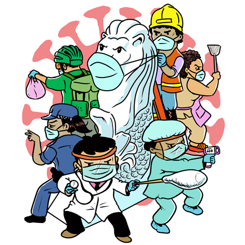 守望相助 shǒuwàngxiāngzhù
